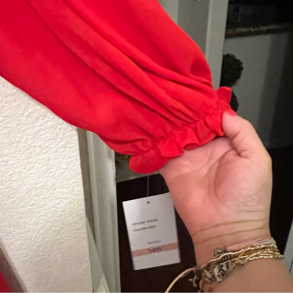 Madison Vibrant Red Midi Dress 14W - Picture 11 of 15